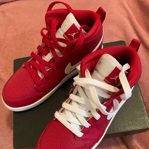 RED & WHITE JORDAN 1 MID